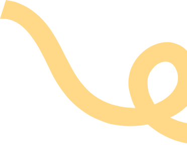 A thick, curving, and looping abstract line or ribbon shape. This element is highly stylized and serves purely as a decorative graphic to add visual interest or flow to a design.